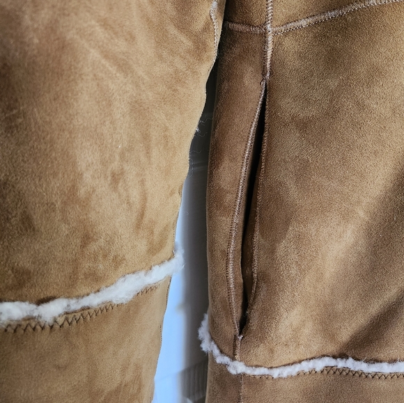 Sundance Gwyneth Shearling Suede Coat - Picture 8 of 12